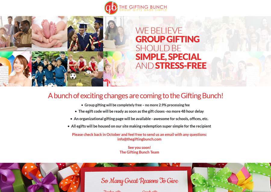 The Gifting Bunch Website Design by Guido Media