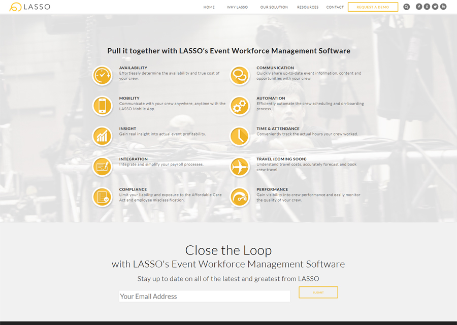 Lasso Website Design by Guido Media