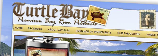 Turtle Bay Rum Website Design