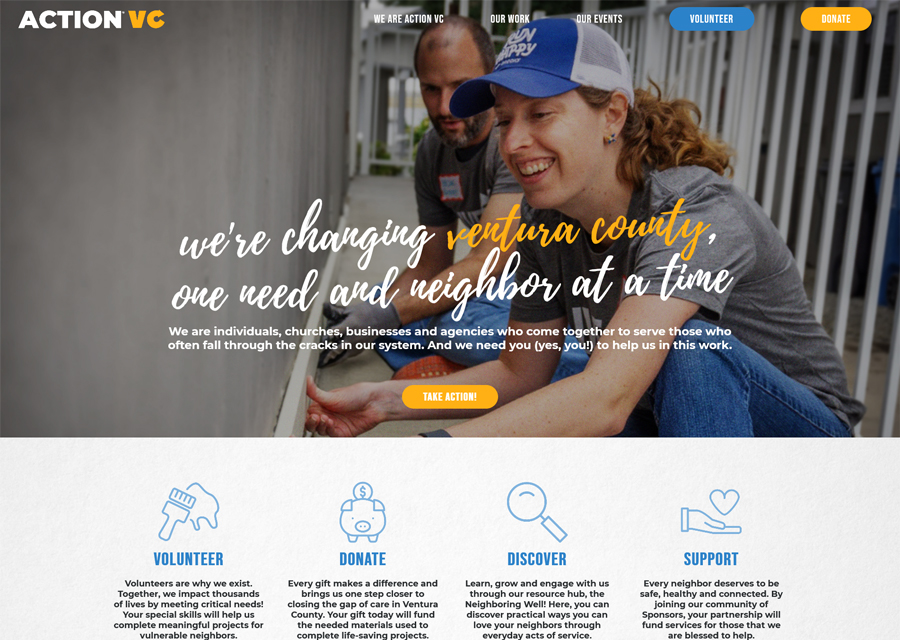 ActionVC Website Design by Guido Media