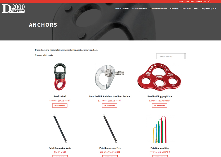 D2000 Safety Website Design by Guido Media