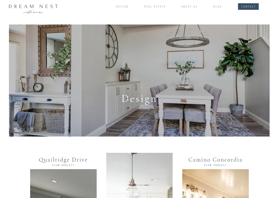 Dreamnest Homes Website Design by Guido Media