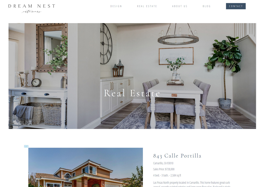 Dreamnest Homes Website Design by Guido Media