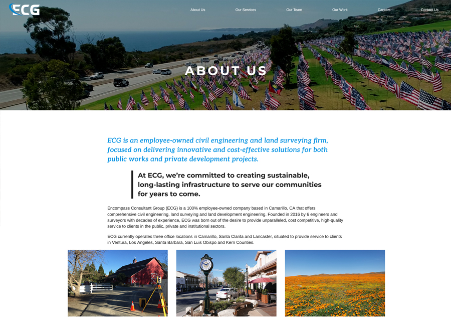 Encompass Consultant Group Website Design by Guido Media