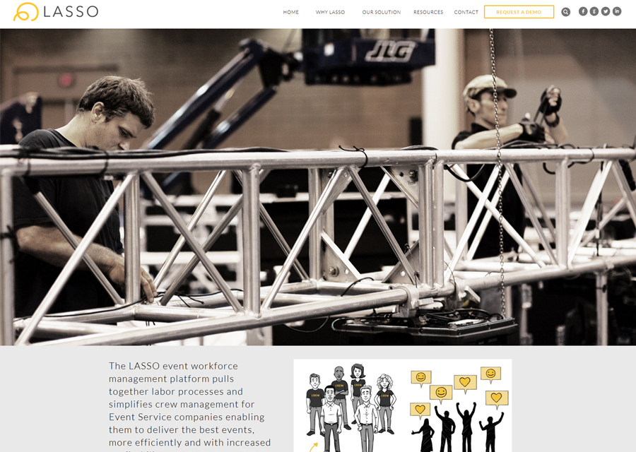 Lasso Website Design by Guido Media