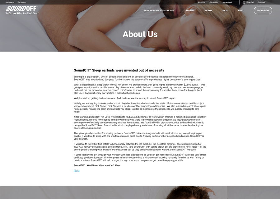 SoundOff Website Design by Guido Media