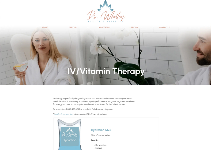 Dr. Whatley Health & Wellness Website Design by Guido Media